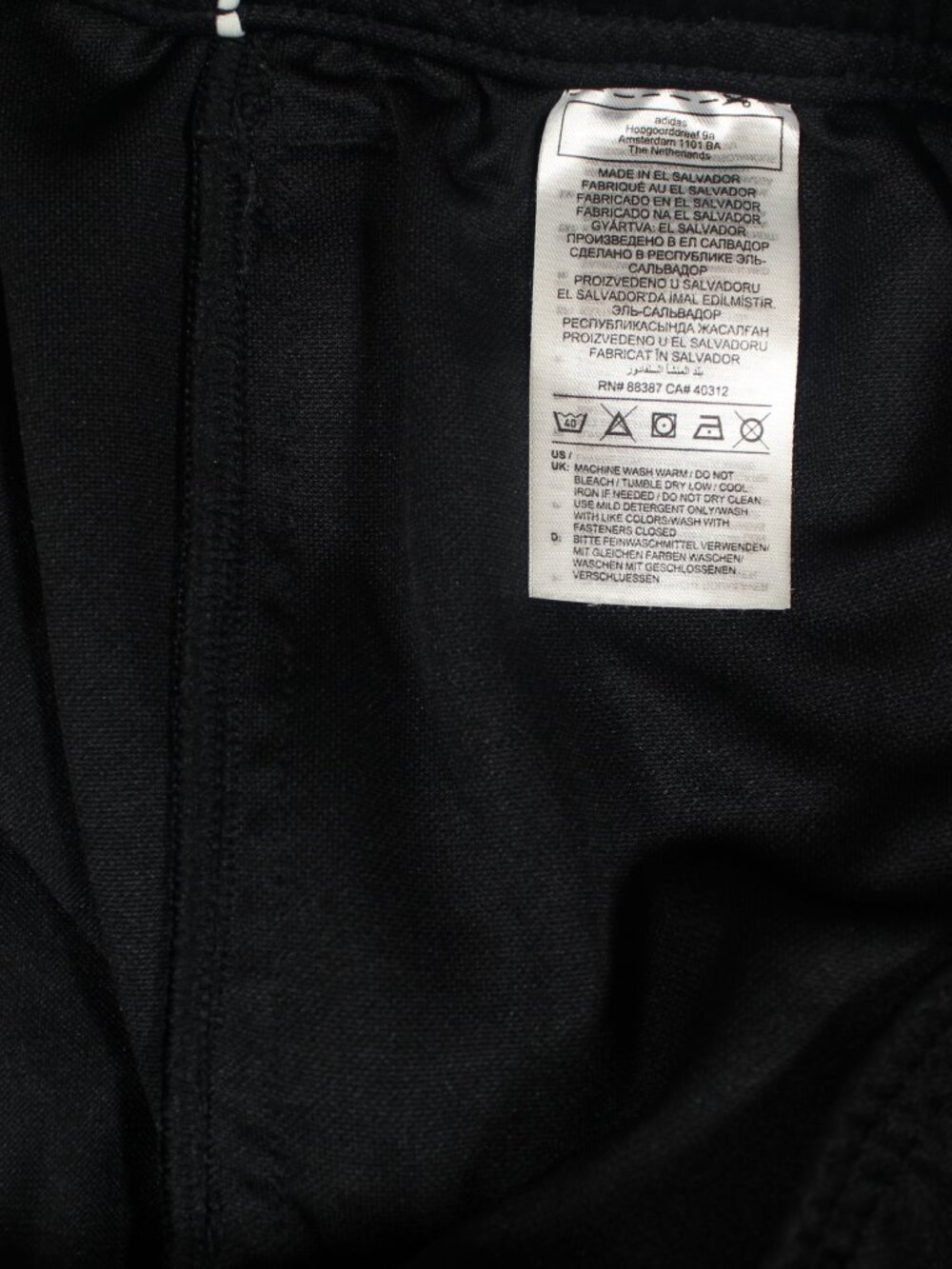 Adidas Womens Medium Aeroready Track Pants Black White Piping - Picture 7 of 9